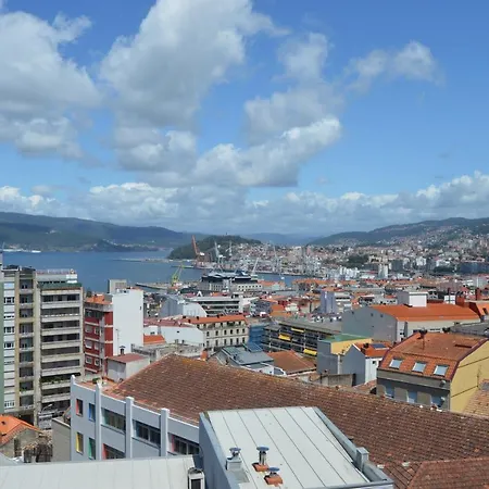 Fantastica Vista De La Ria De En Pleno Centro * Vigo